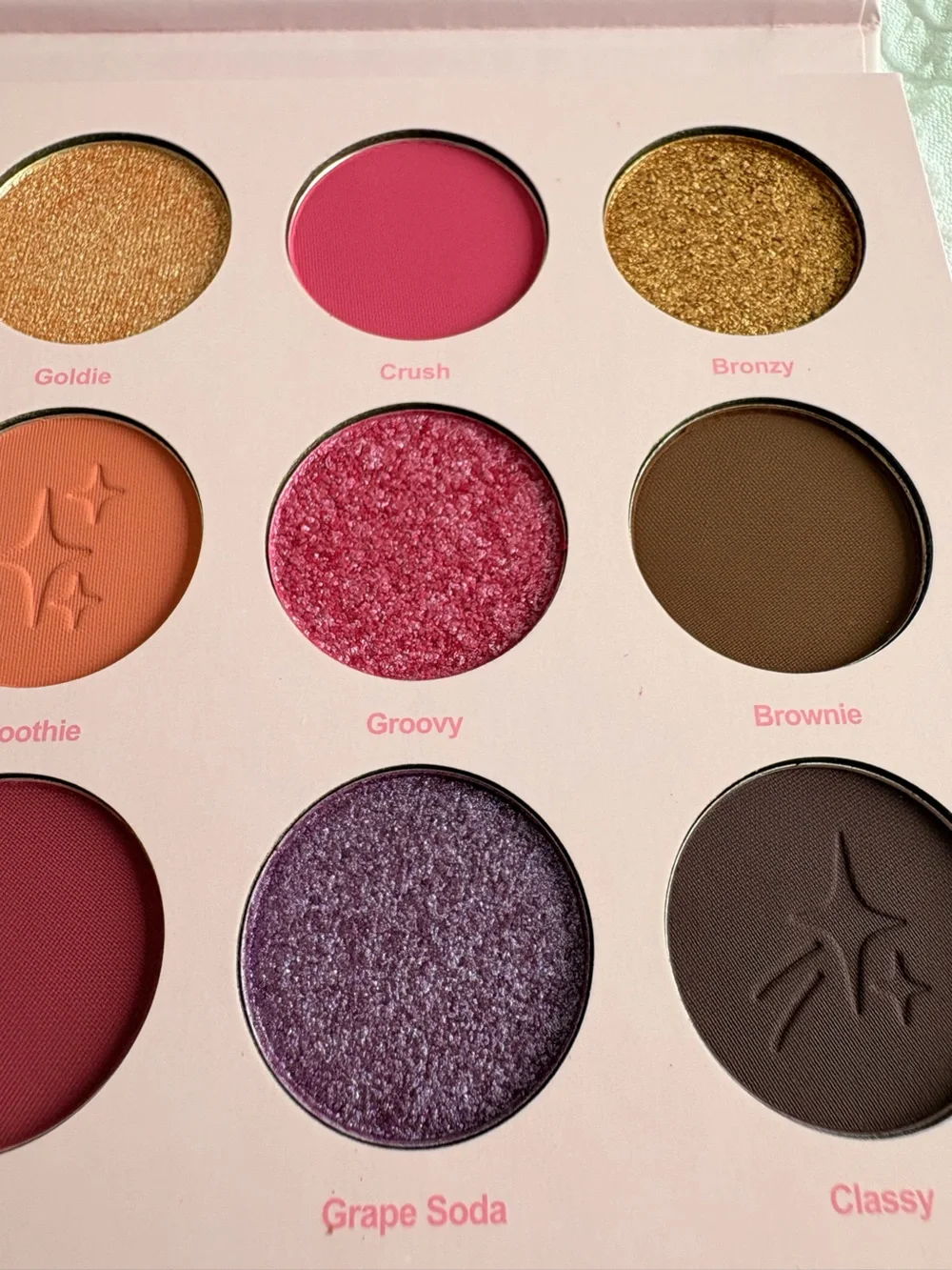 Moonslice Beauty 15-Color Eyeshadow Palette- Warm Neutrals/ Matte/ Shimmer